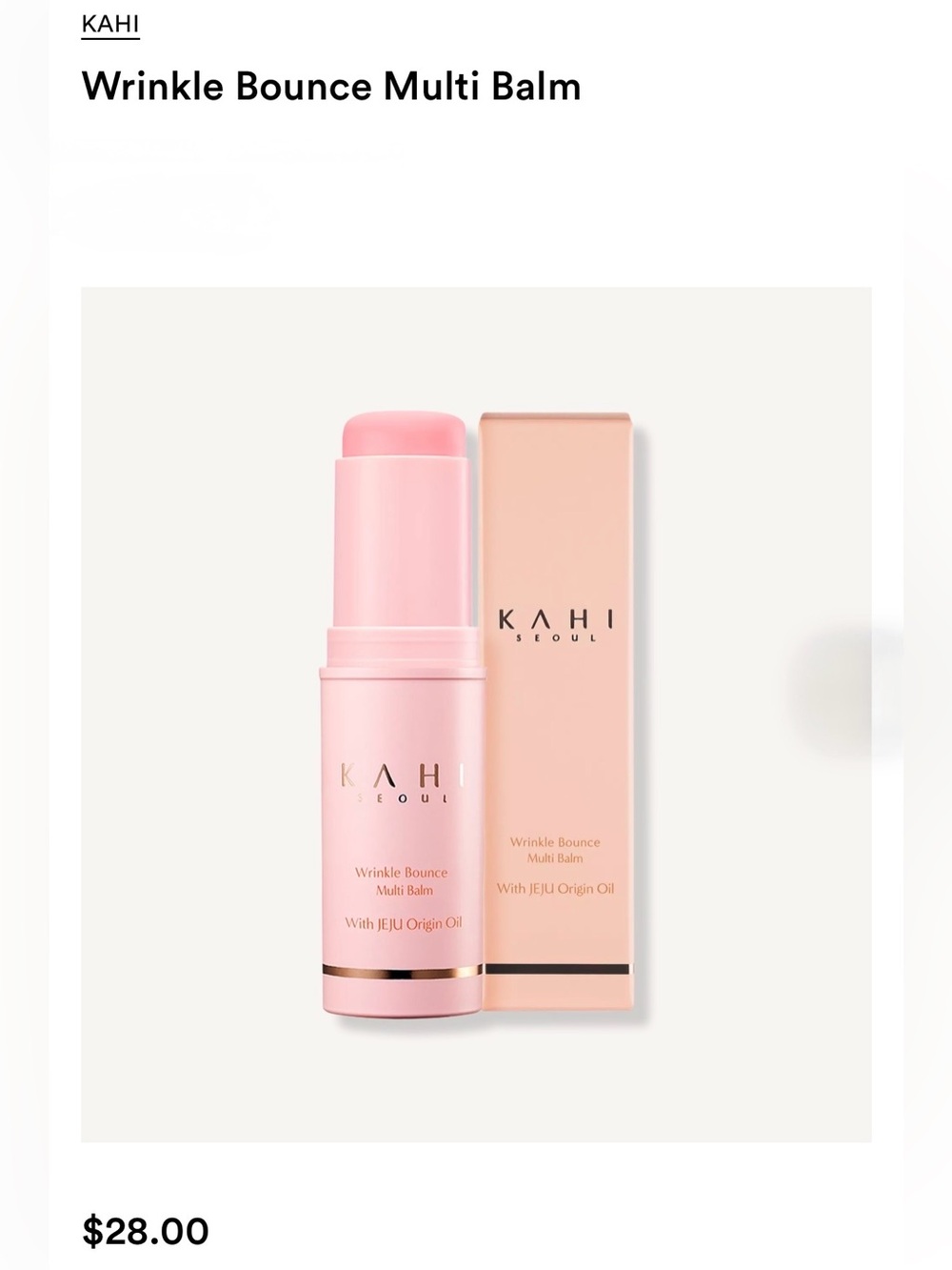 KAHI Wrinkle Balm